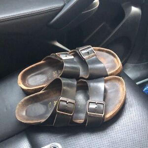 Used Birkenstock sandals.